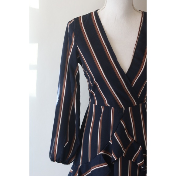 SURPLICE MINI DRESS - Picture 8 of 8